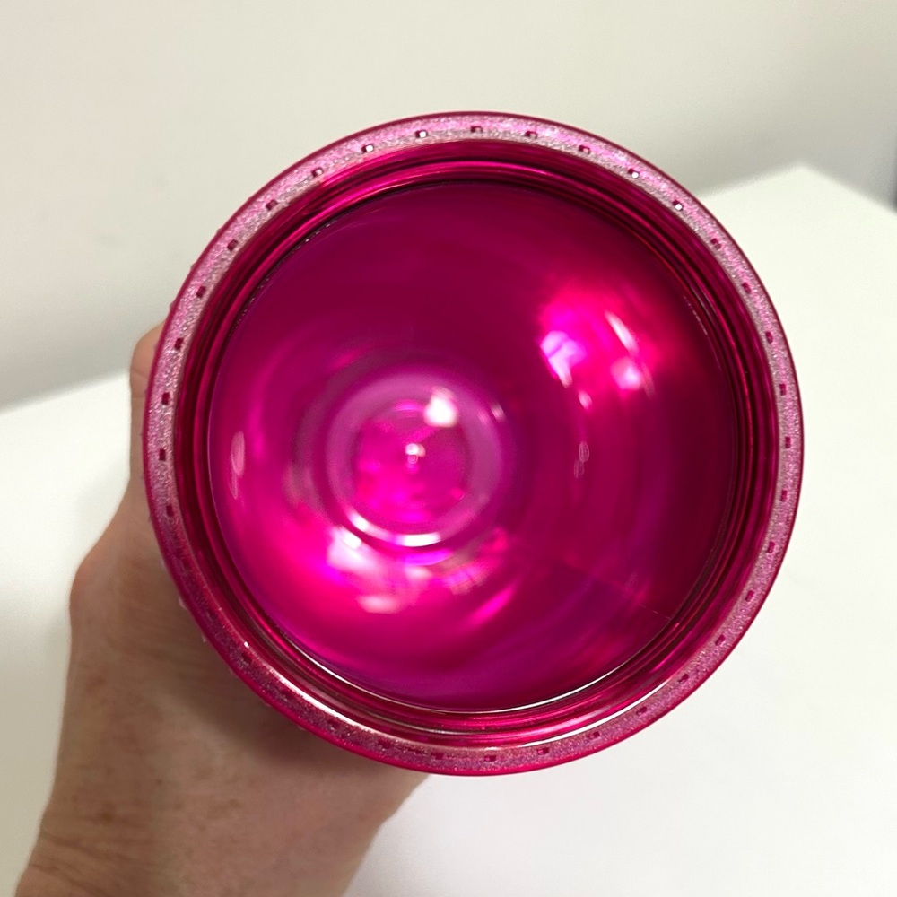 Starbucks Pink Bling Studded Dome Frappuccino Tumbler - Picture 4 of 5